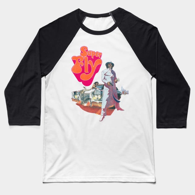 Super Fly Baseball T-Shirt by darklordpug